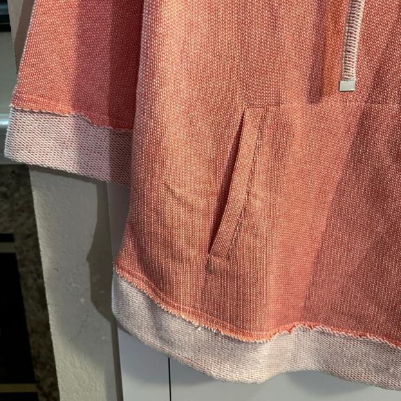 Soft Surroundings ORANGE Size Medium Santorini Shores Pullover 3/4 Sleeve - Picture 3 of 7